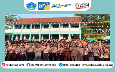 Semarak Hari Pramuka Nasional ke-65 di SMKS TI PGRI 11 Serpong: Tumbuhkan Semangat Kebersamaan dan Karakter Generasi Muda